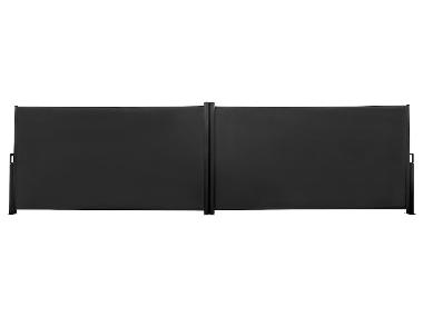 LIVARNO home Dvojitá boční markýza, 160 x 600 cm, antracitová