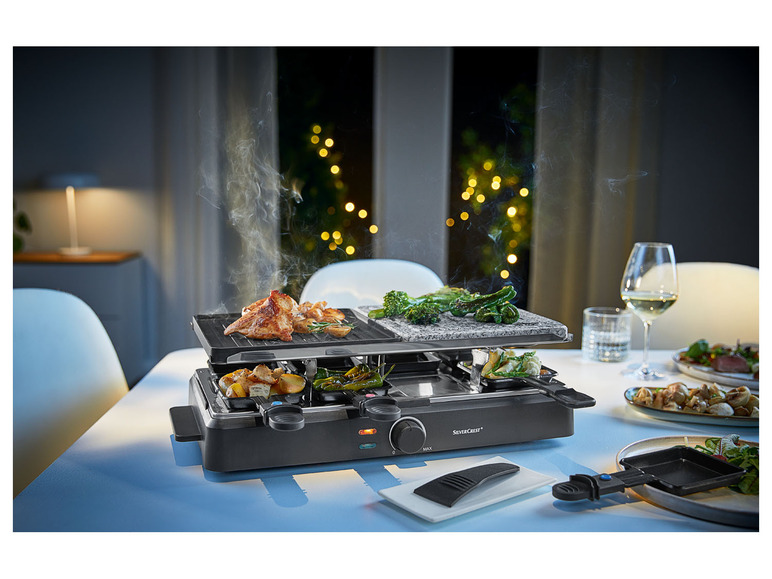  Zobrazit na celou obrazovku SILVERCREST® Raclette gril s horkým kamenem SRGS 1400 D4 - Obrázek 2