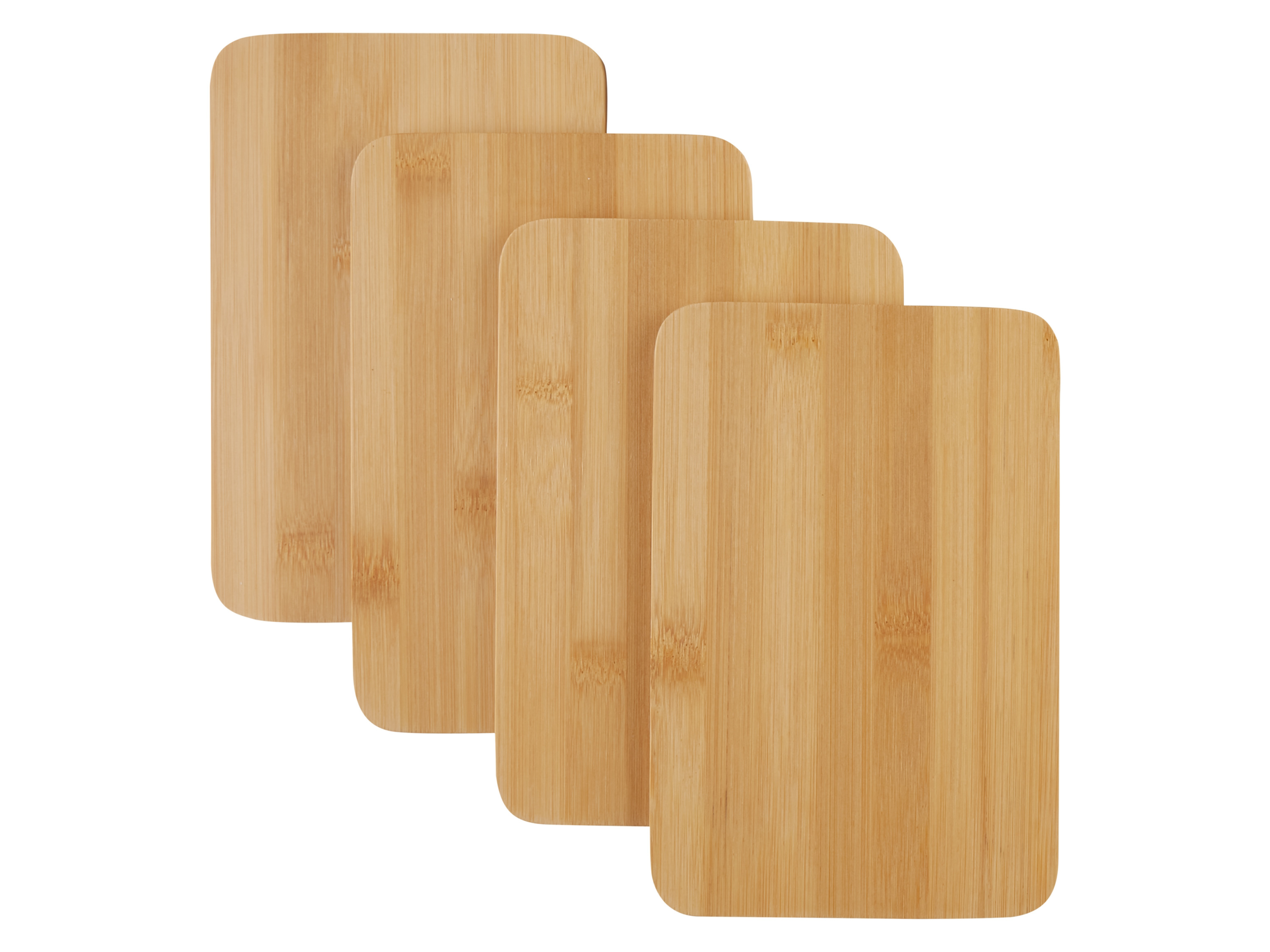 Livarno home Bambusový box na čaj / Sada bambusových prkének (4dílná sada)