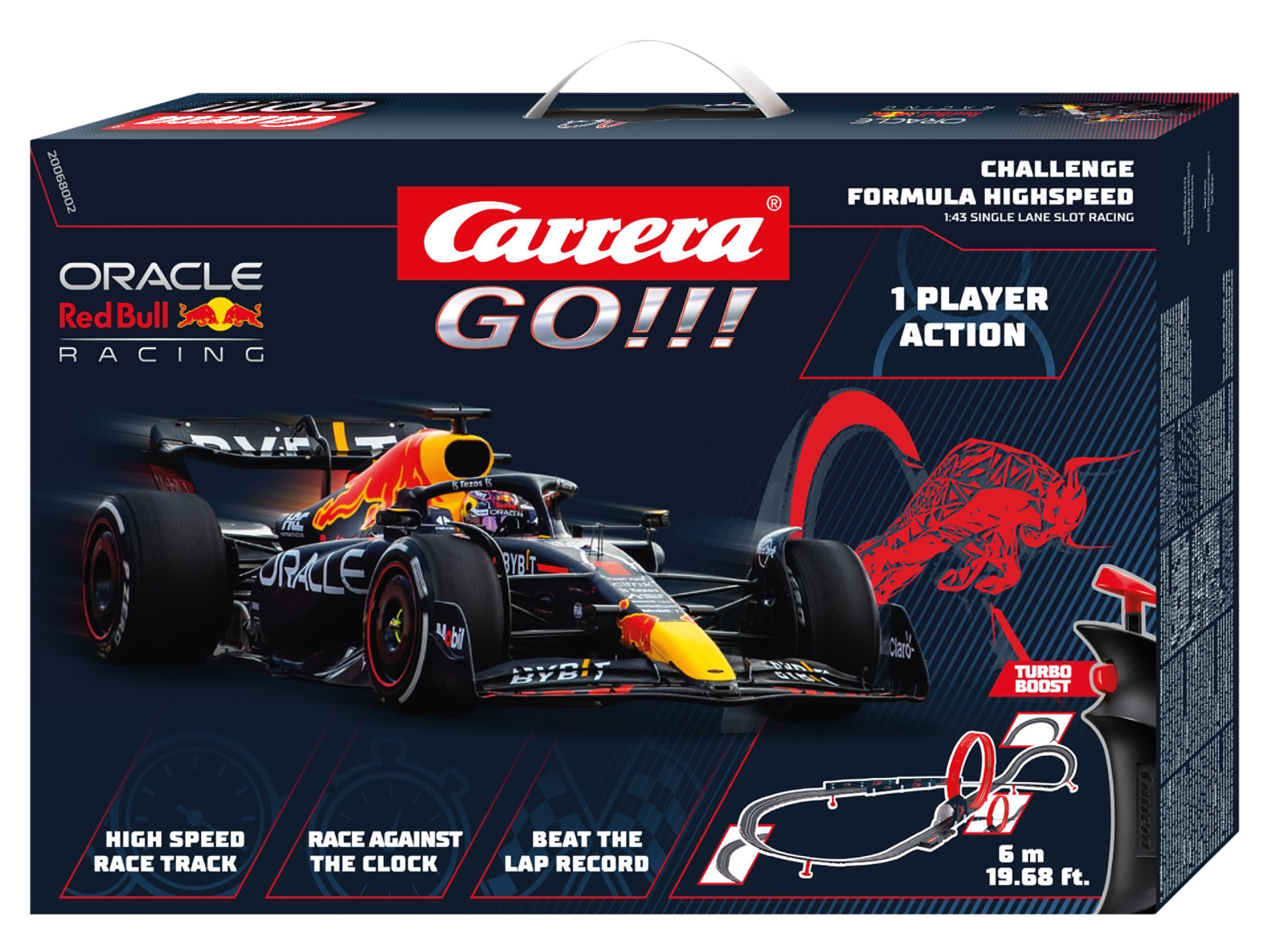 Carrera Go!!! Challenge Autodráha pro 1 hráče (Red Bull)