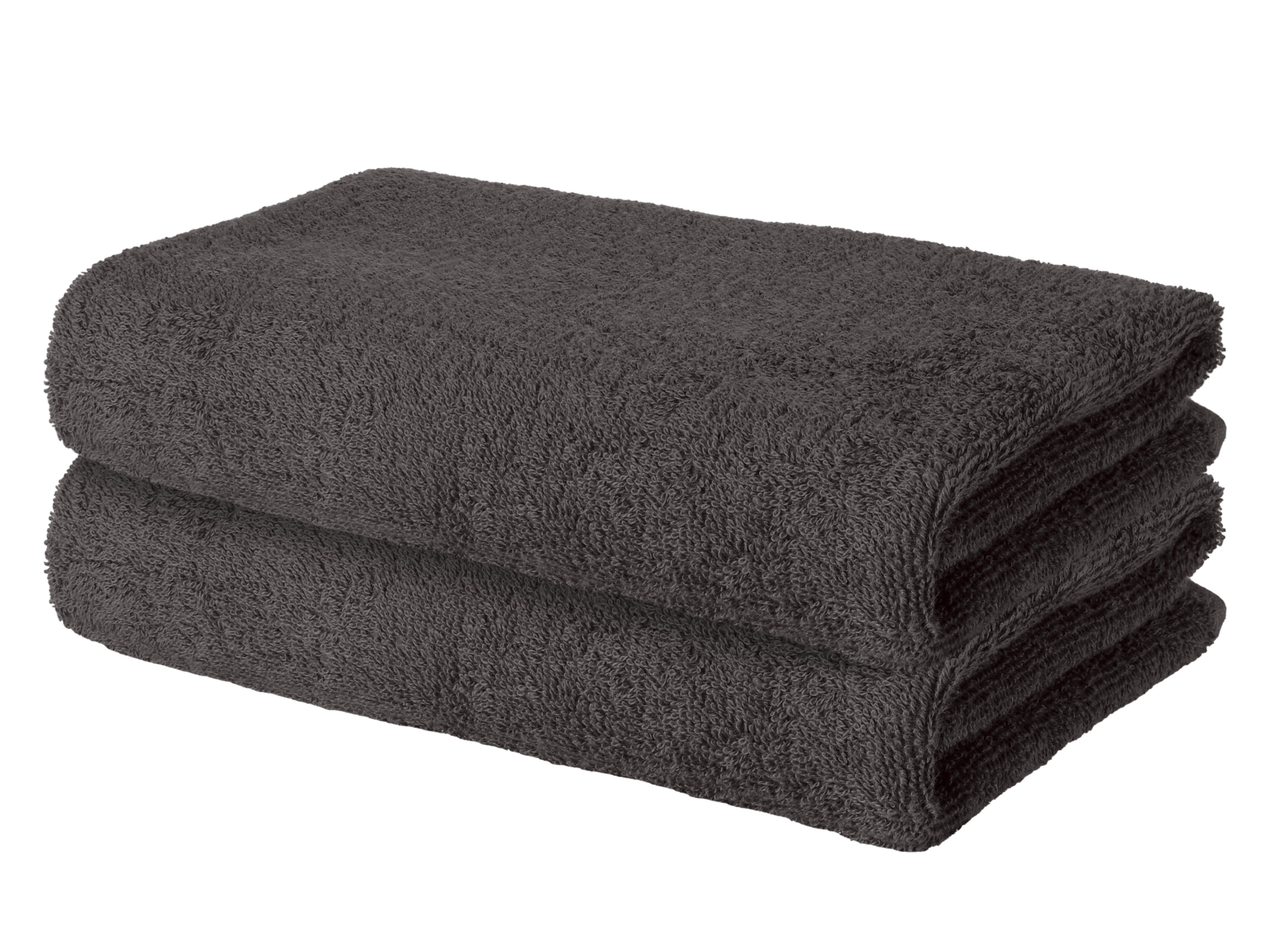 Livarno® Froté ručník, 50 x 100 cm, 400 g/m2, 2 kusy (šedá)