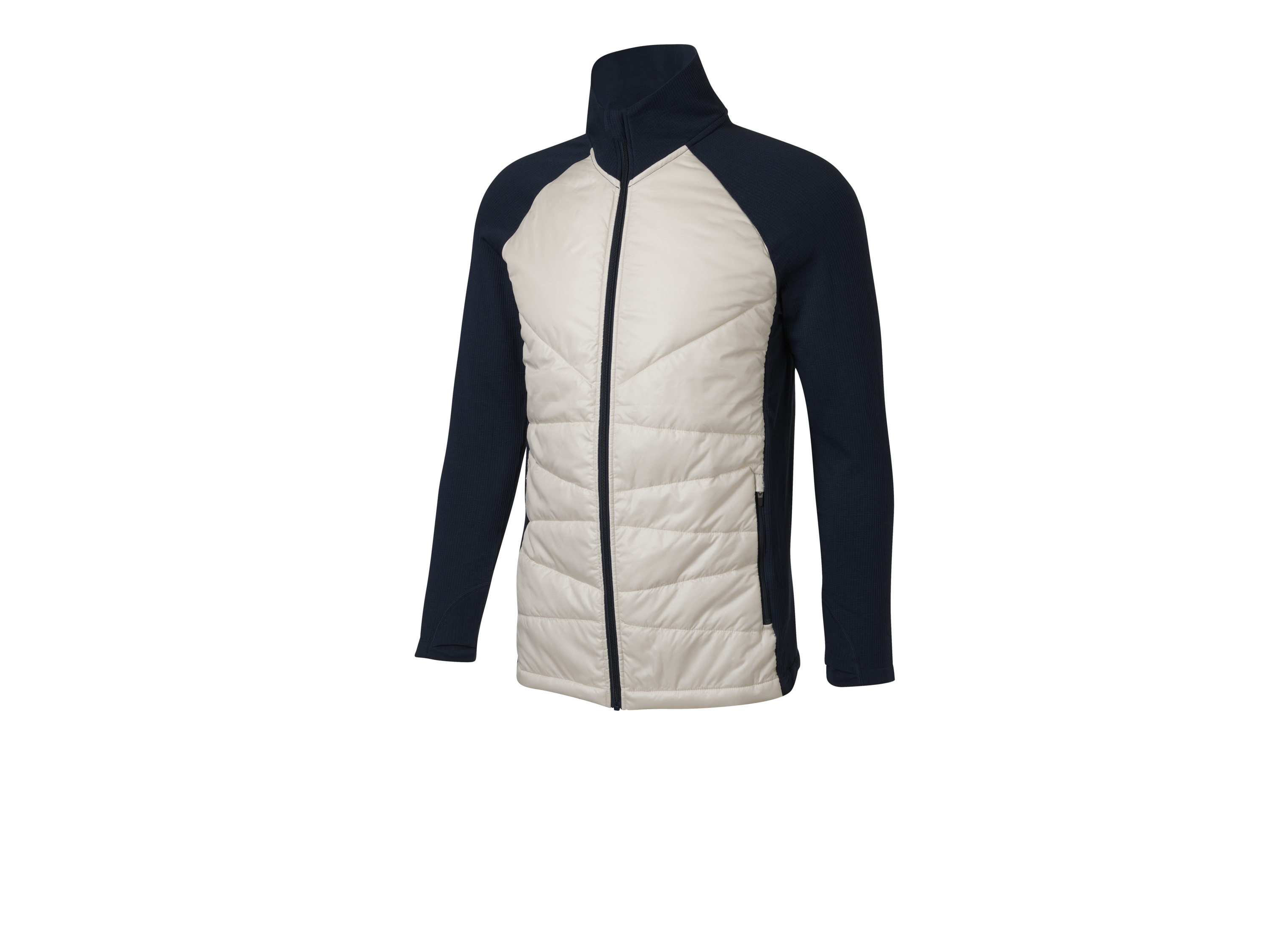 Crivit Pánská bunda (navy modrá / béžová, XL (56/58))