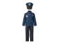 Dětský policejní kostým s tmavě modrou bundou, kalhotami a čepicí