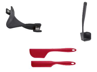 SILVERCREST® KITCHEN TOOLS Nálevka / Rotační naběračka / Sada stěrek Monsieur Cuisine