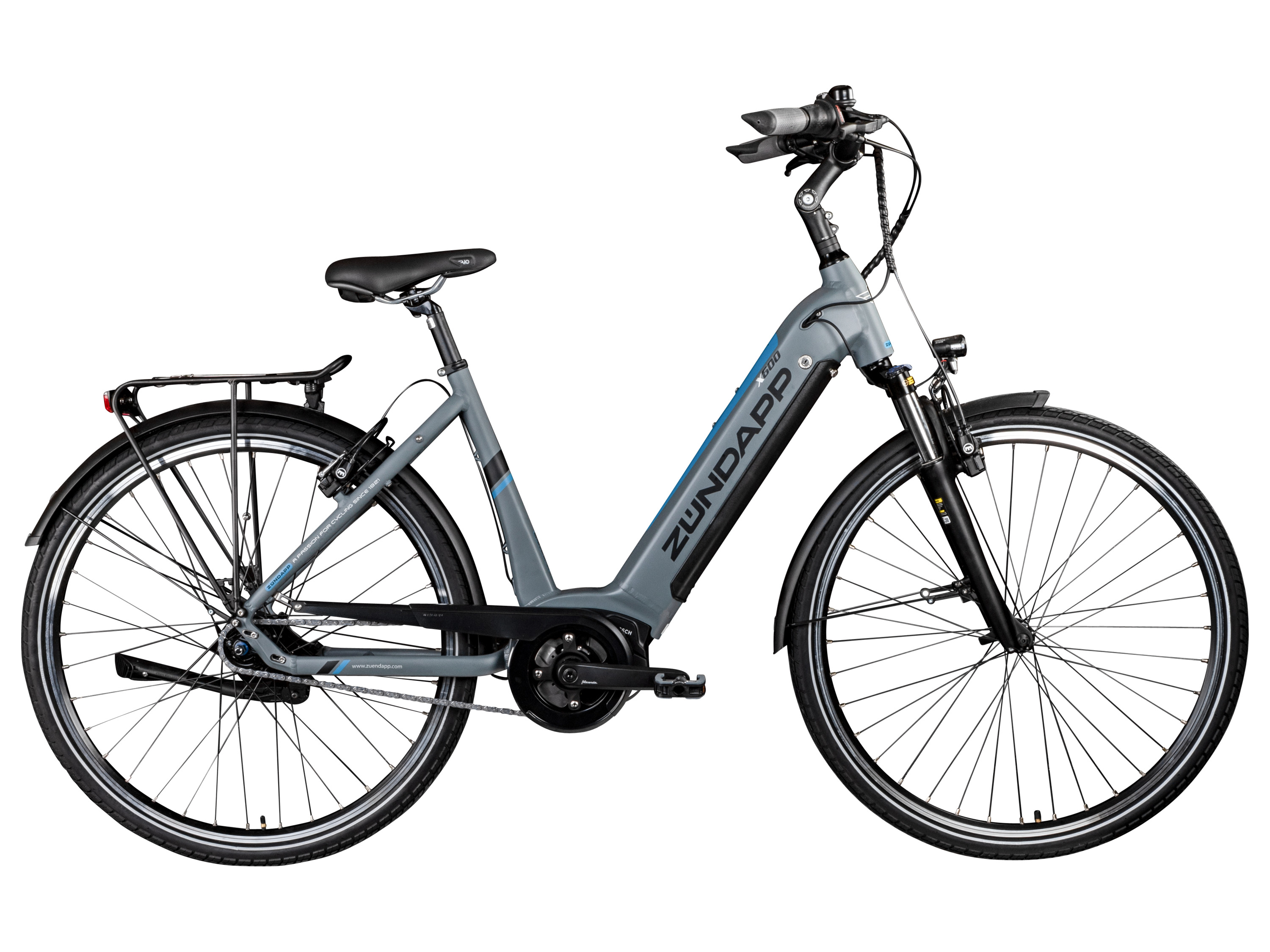 Zündapp X600 E-City Bosch středový motor (šedá/modrá)