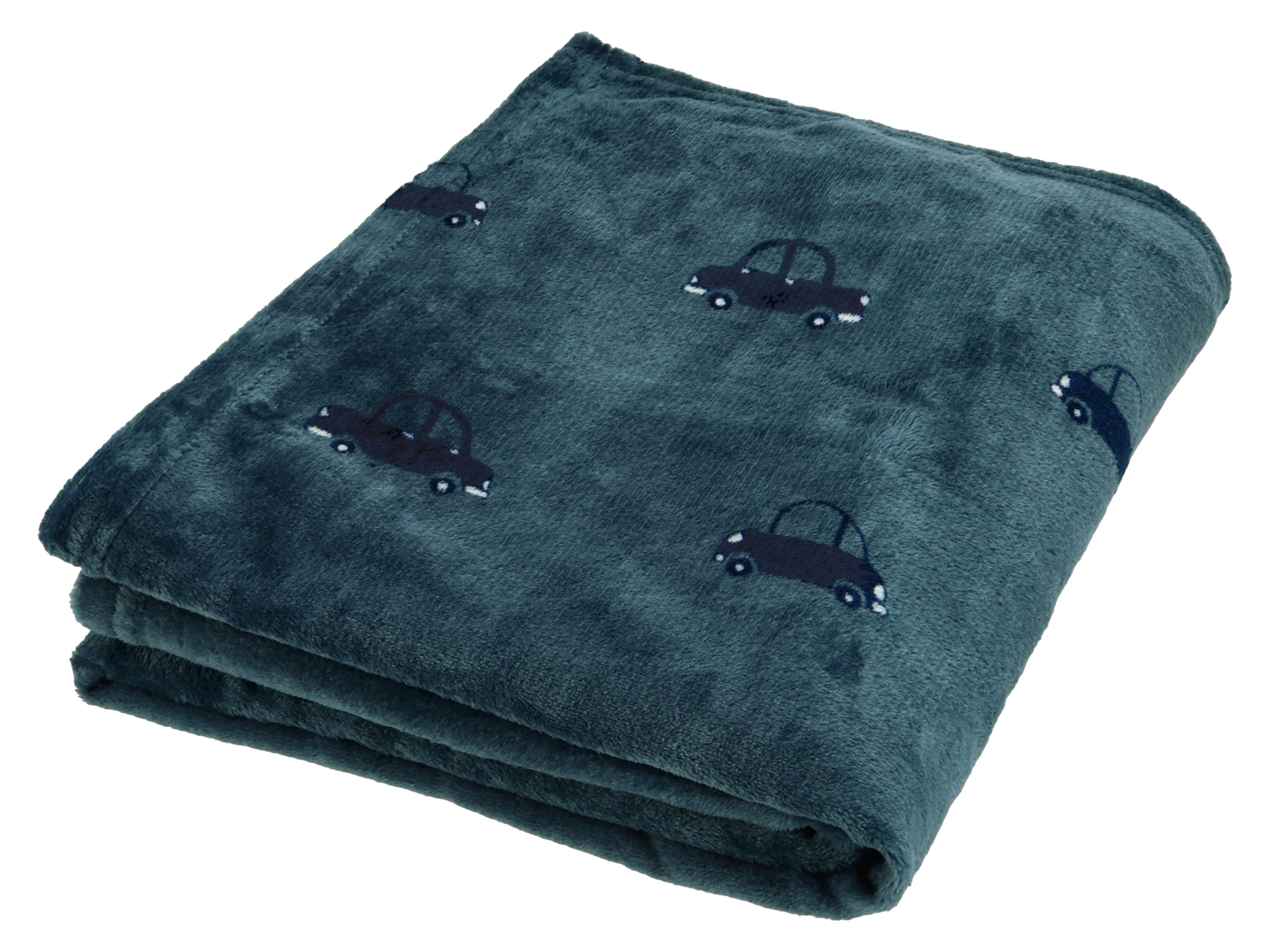 Livarno® Hebká deka, 130 x 160 cm (modrá)