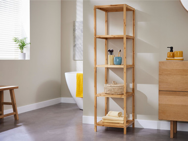 LIVARNO home Regál s 5 přihrádkami
