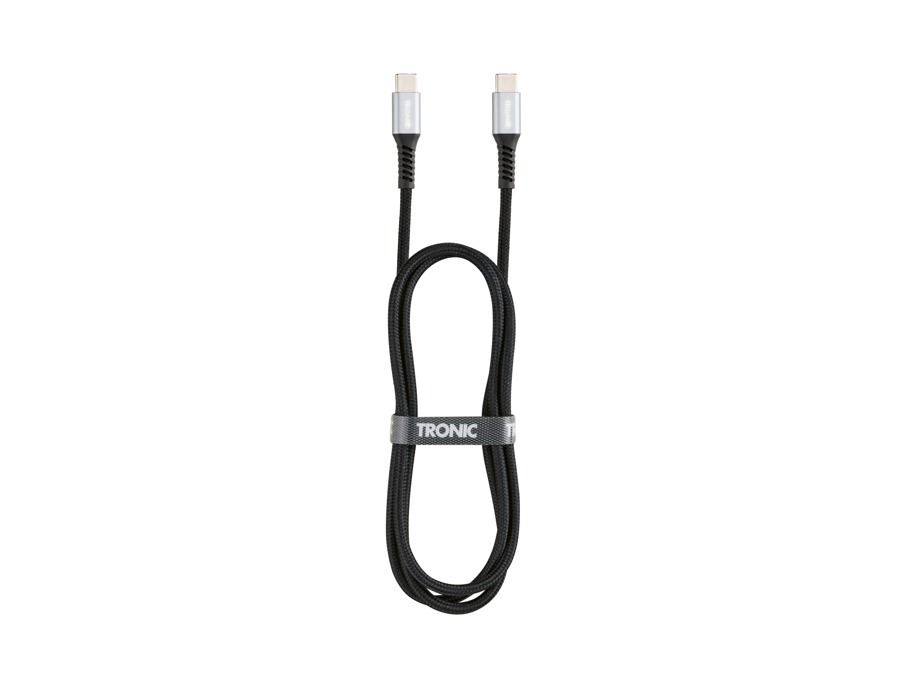 Tronic® Nabíjecí a datový kabel, 480 Mbps, 1 m (Usb-C na USB-C/černá)