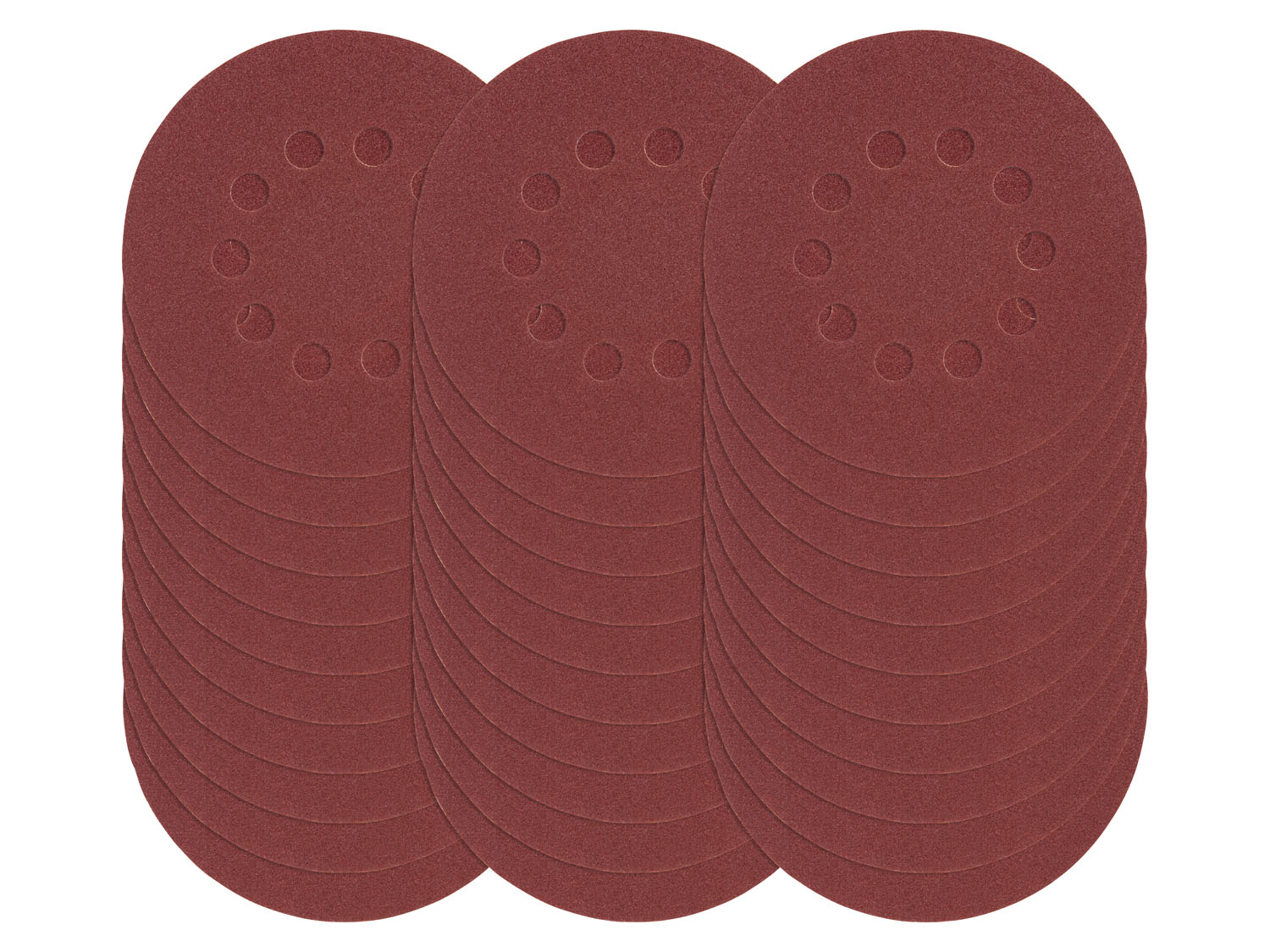 Parkside® Sada brusných papírů pro excentrickou brusku (zrnitost 80 PKN 80 A1)