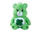 Zelený plyšový medvídek Care Bear se čtyřlístkem