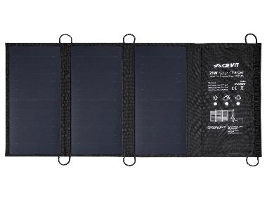 CRIVIT Skládací solární nabíječka CLSF 21 A1