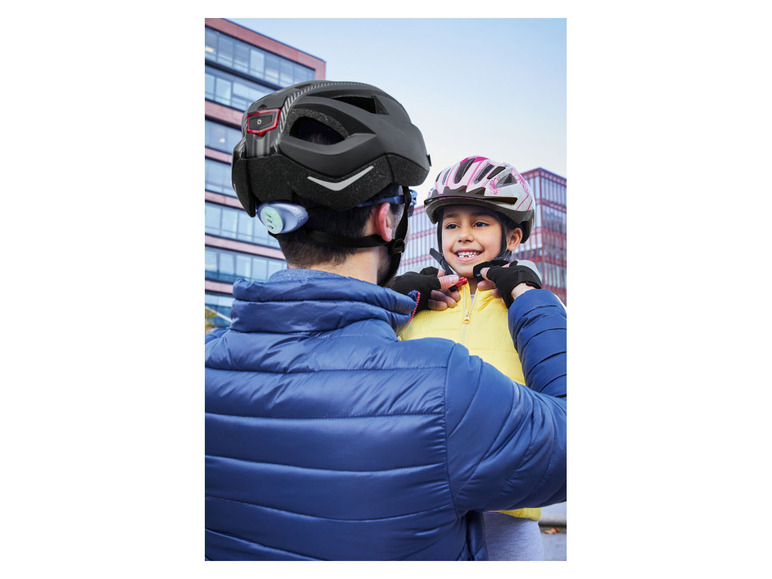  Zobrazit na celou obrazovku CRIVIT Dámská / Pánská cyklistická helma s koncovým světlem - Obrázek 7