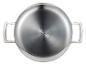 Nerezový hrnec se dvěma uchy značky Magma.