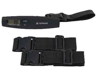 TOPMOVE® Váha na zavazadla / Sada popruhů na kufr