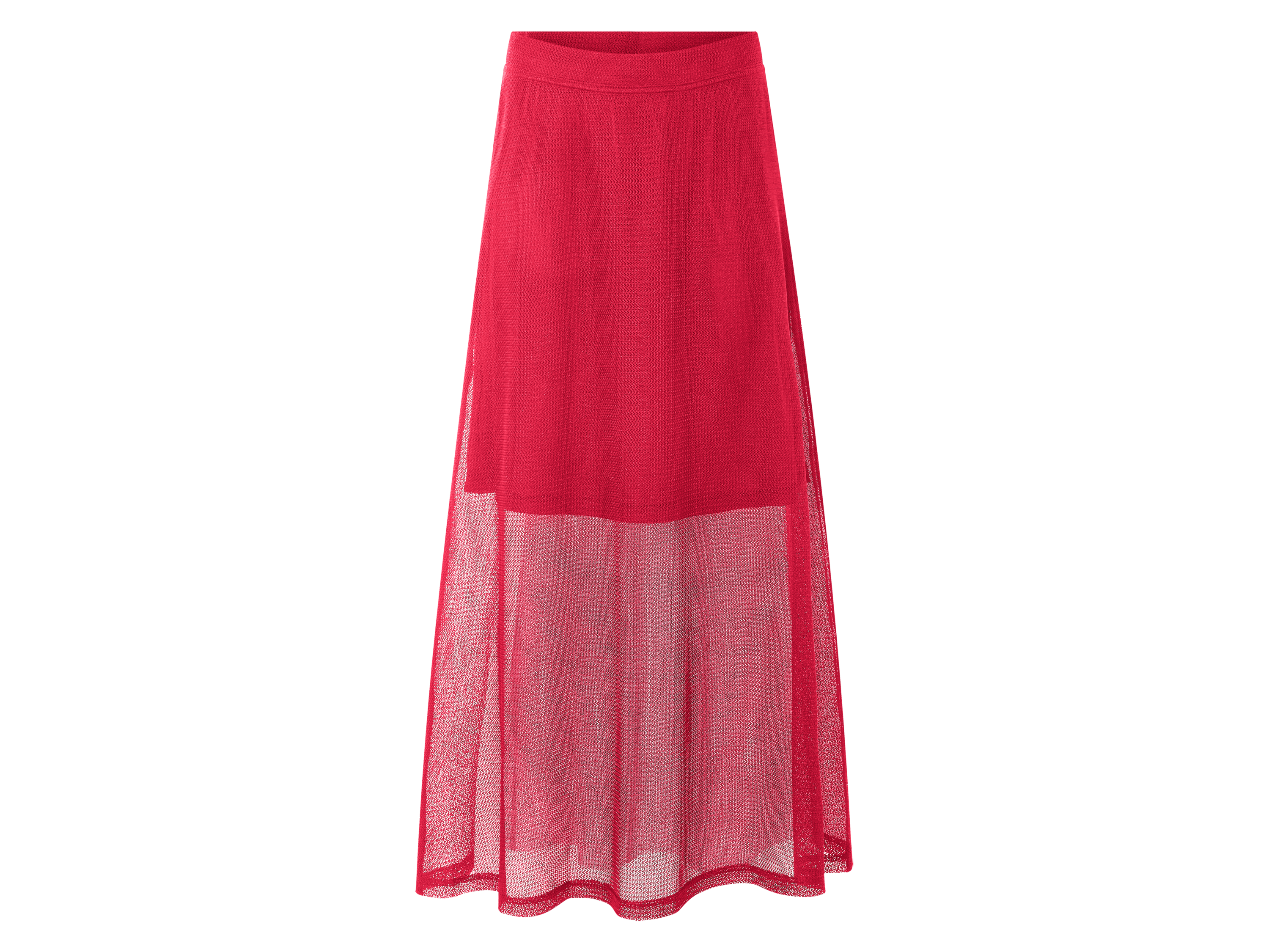 esmara® Dámská maxi sukně (červená, S(36/38))