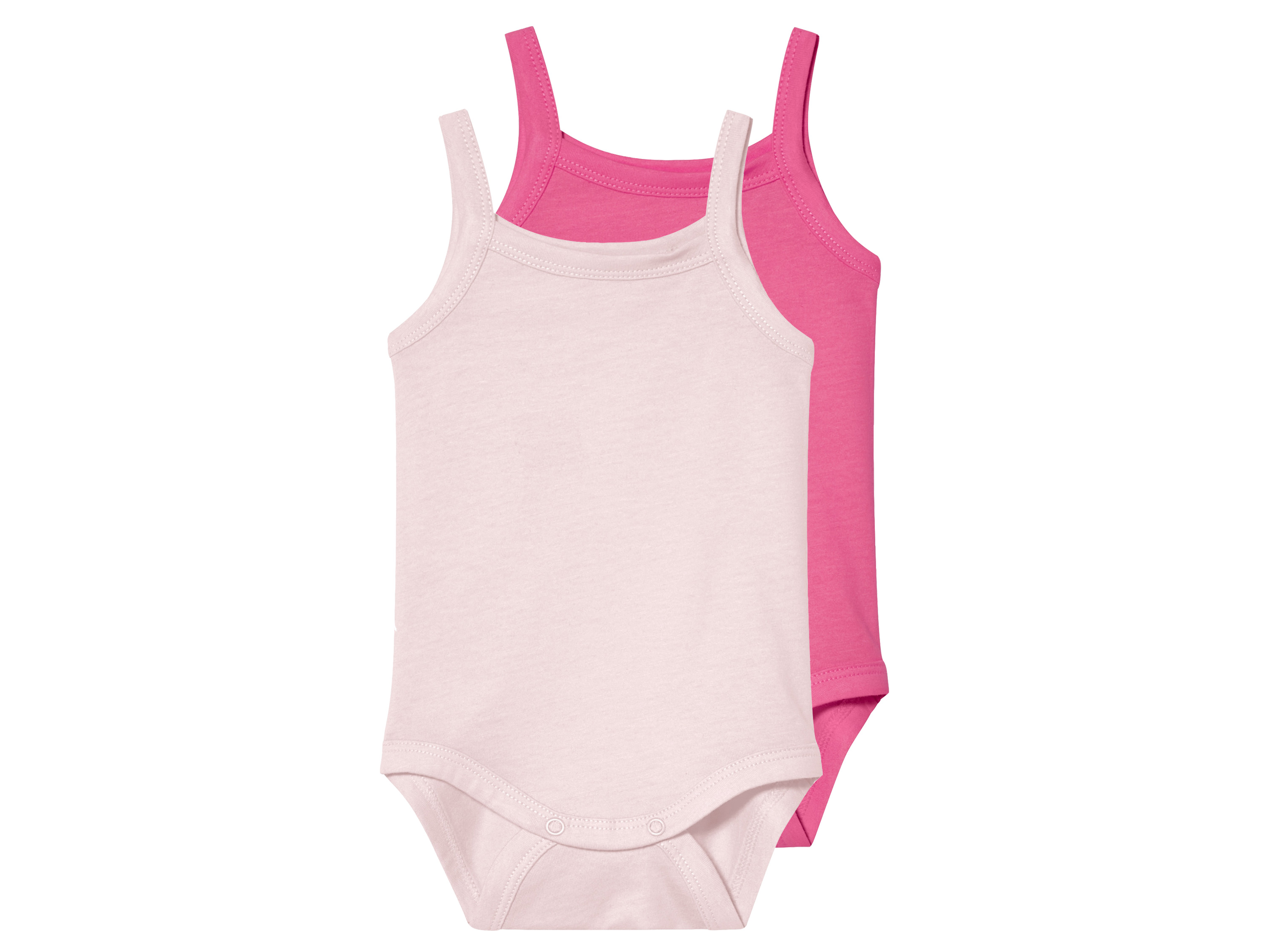 lupilu® Dívčí body, 2 kusy (růžová / světle růžová, 50/56)