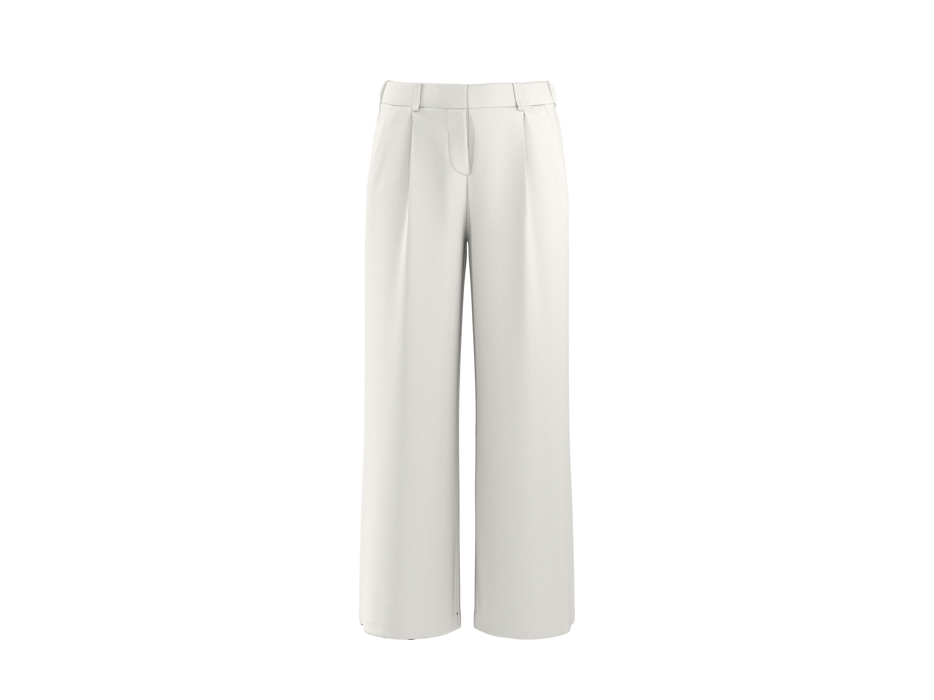 Esmara® Dámské kalhoty "Wide Leg" (bílá, M(40/42))