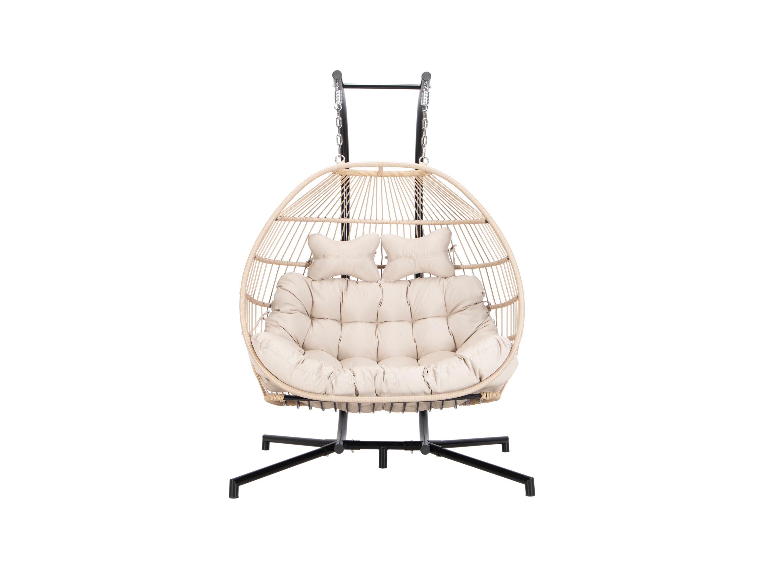 Home Deluxe Závěsné křeslo »Loma« (2-místný, béžová)