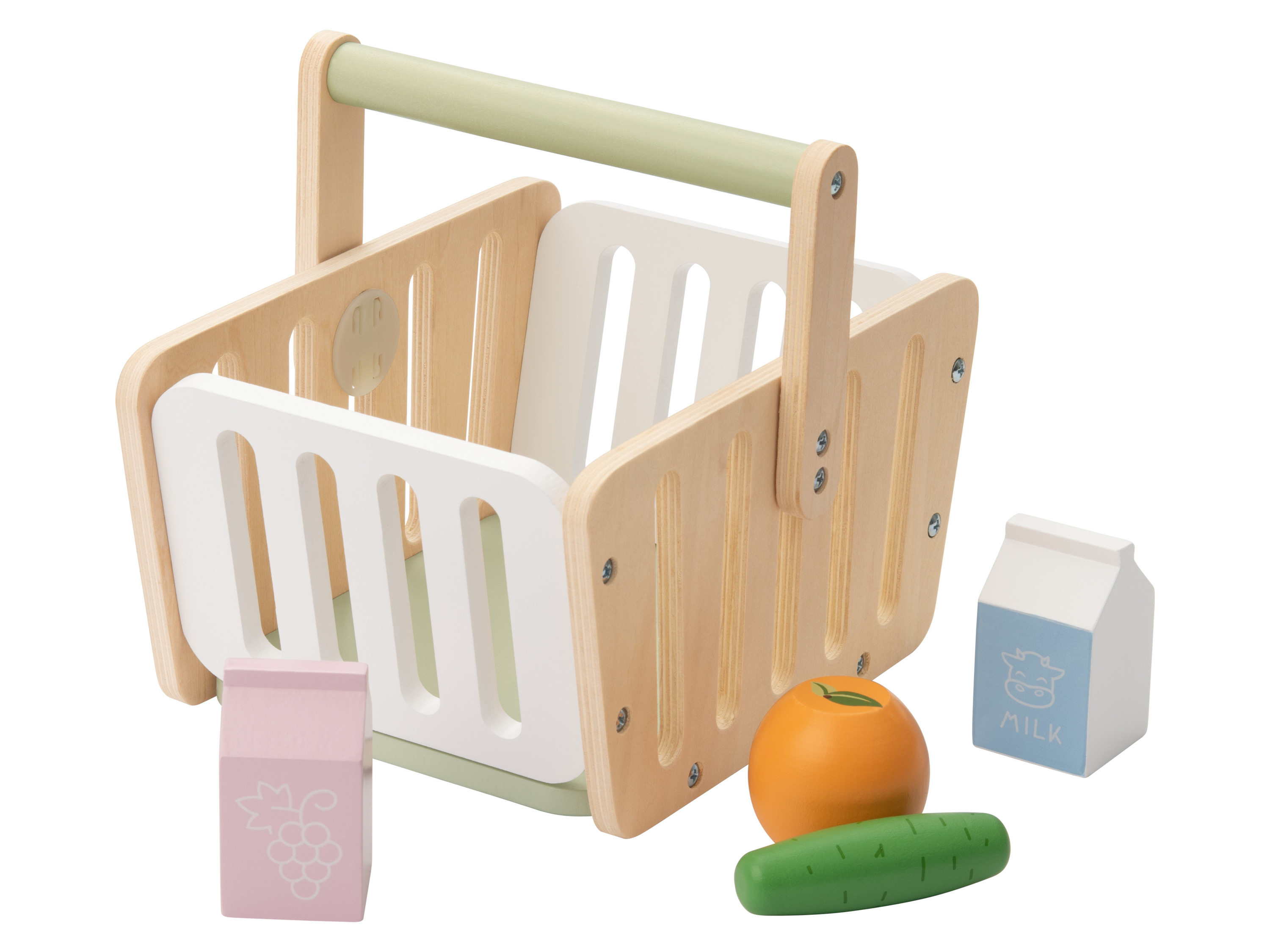 lupilu® Příslušenství k dřevěnému obchodu (nákupní košík)