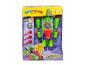 Hračka SuperThings Turbo Warrior Speed, zelený a fialový robot v otevřené krabici.