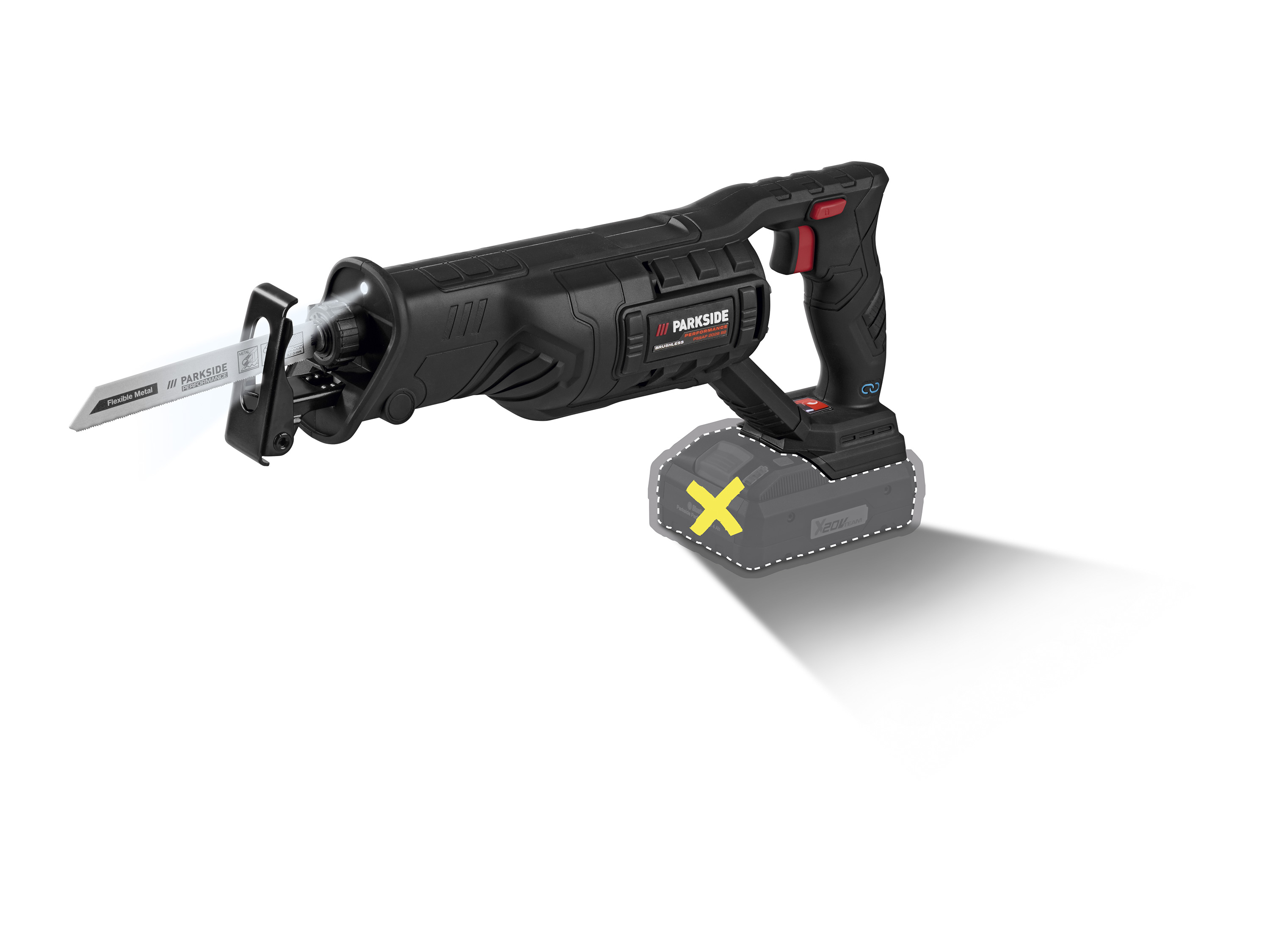 Parkside Performance® Aku pila ocaska Pssap 2028 B2 – bez akumulátoru a nabíječky