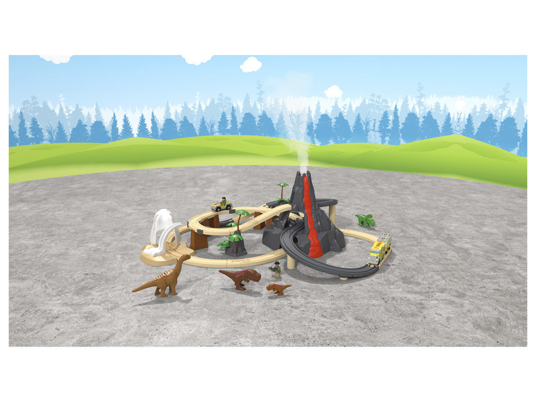  Zobrazit na celou obrazovku Playtive Dřevěná železnice City Express / Dinoland - Obrázek 11