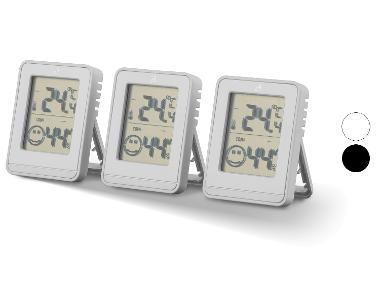 AURIOL® Teploměr a vlhkoměr, 3dílná sada