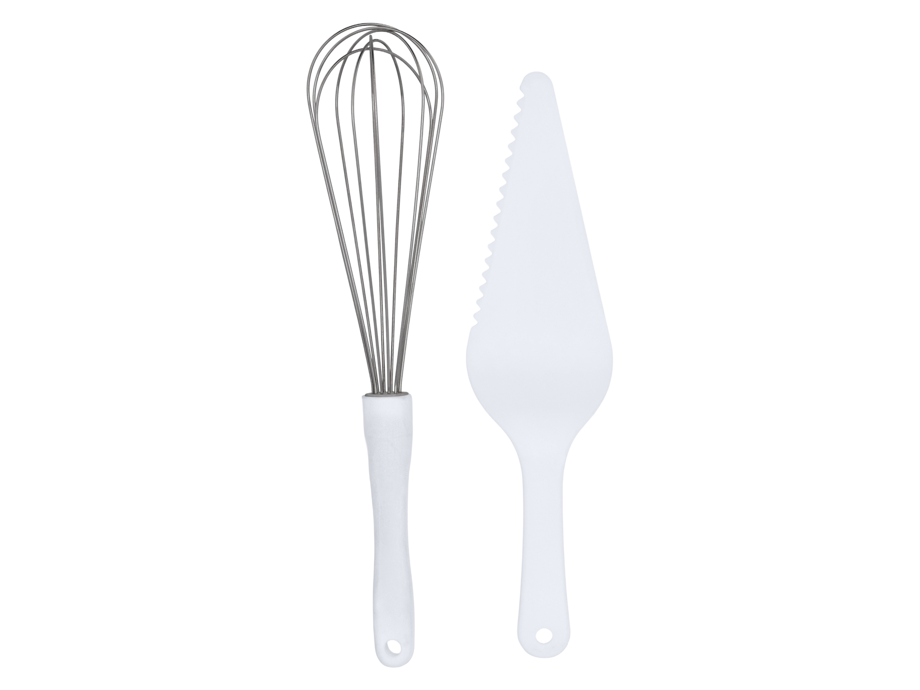 Silvercrest® Sada silikonových mašlovaček / Sada stěrek na těsto / Sada šlehací metly a lopatky na dort (šlehací metla a lopatka na dort)