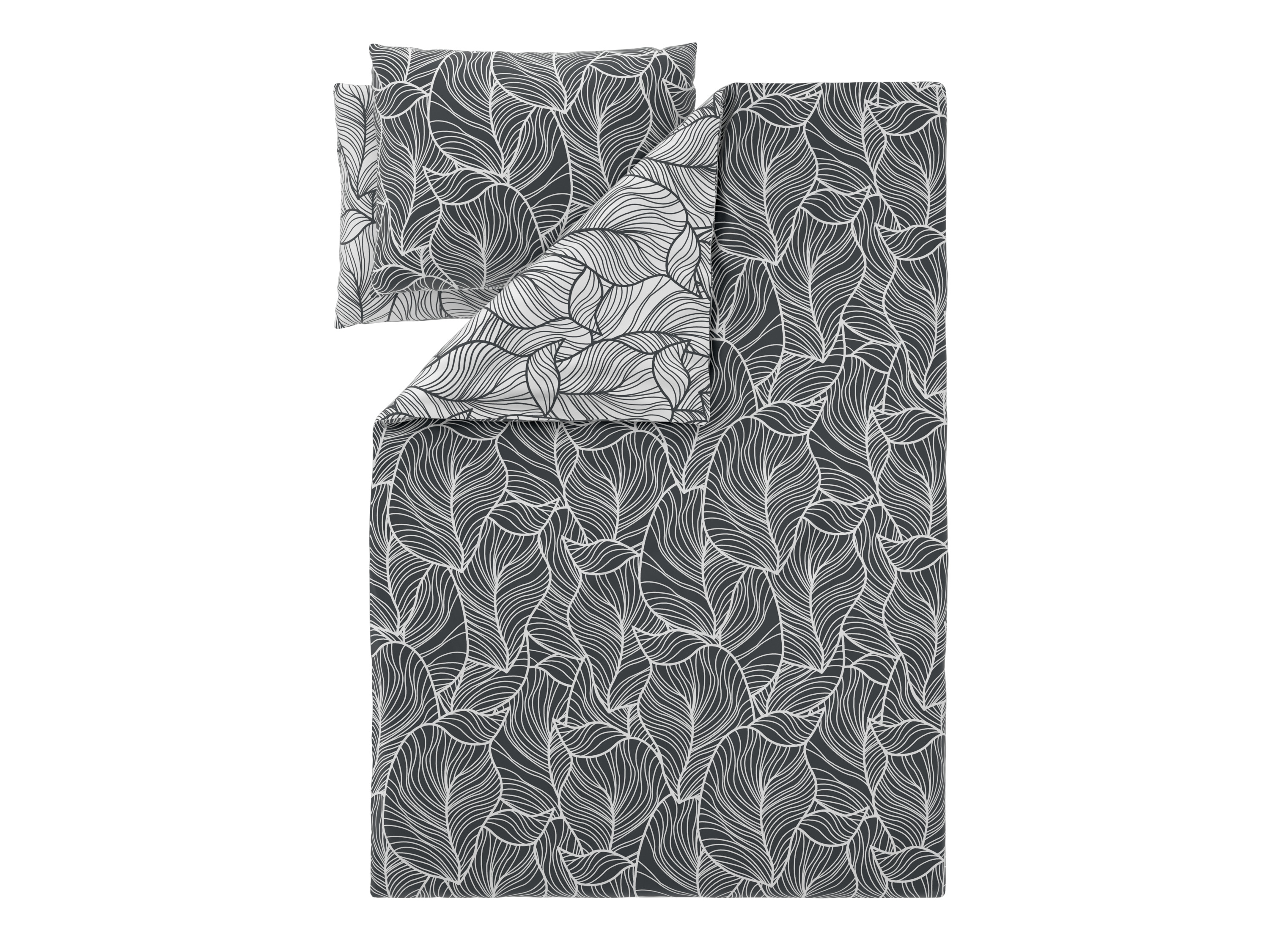 Livarno® Ložní povlečení Renforcé, 220 x 240 cm, 70 x 90 cm (listy)