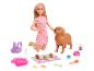 Sada na hraní Barbie s panenkou, psem a štěňaty.