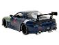 Modré Mazda RX-7 s designem Naruto Shippuden.
