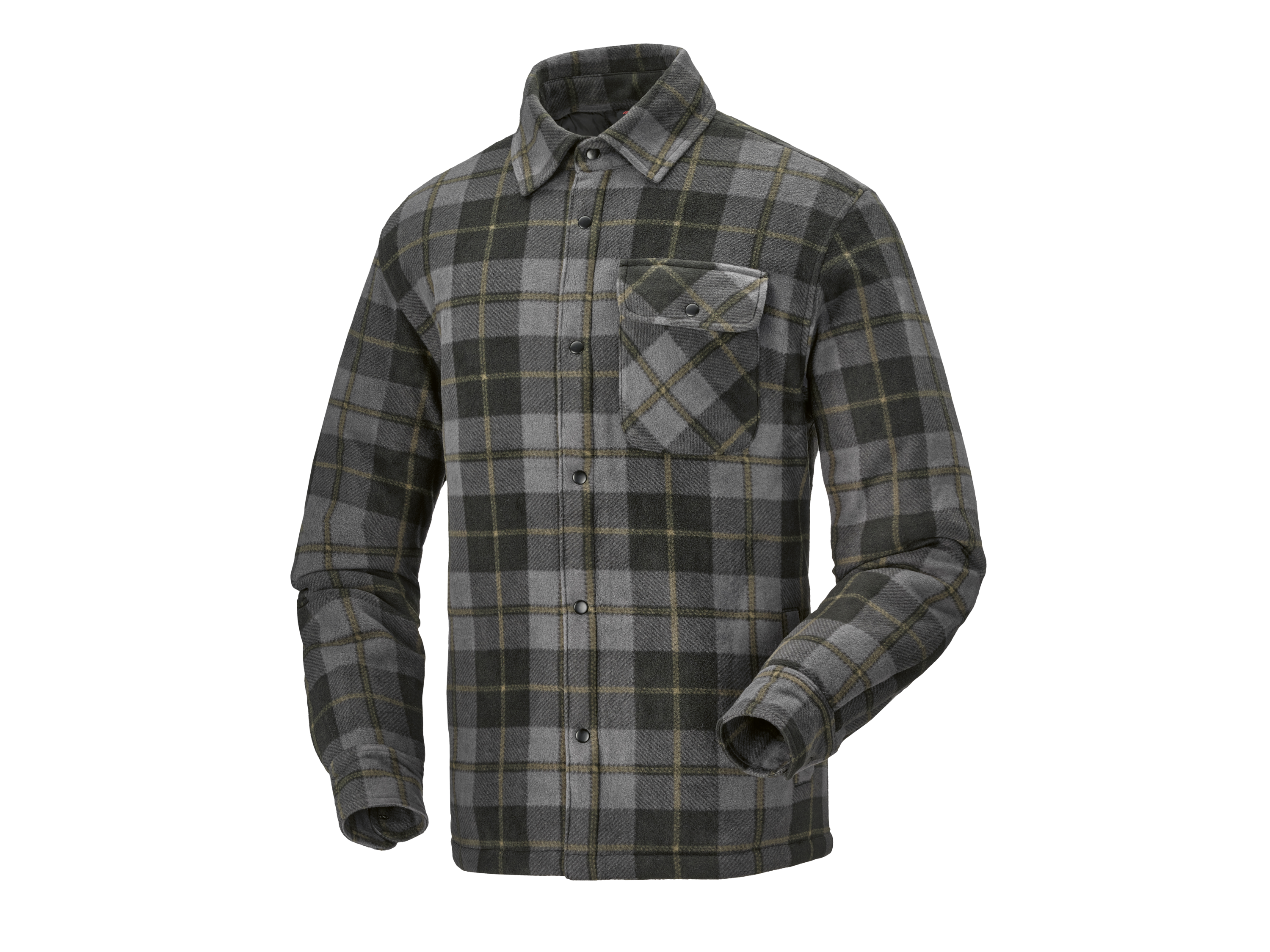 Parkside® Pánský flanelový overshirt (šedá, XXL (60/62))