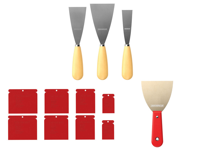 Zobrazit na celou obrazovku PARKSIDE® Sada špachtlí, 3dílná / Sada japonských špachtlí, 8dílná / Špachtle - Obrázek 1