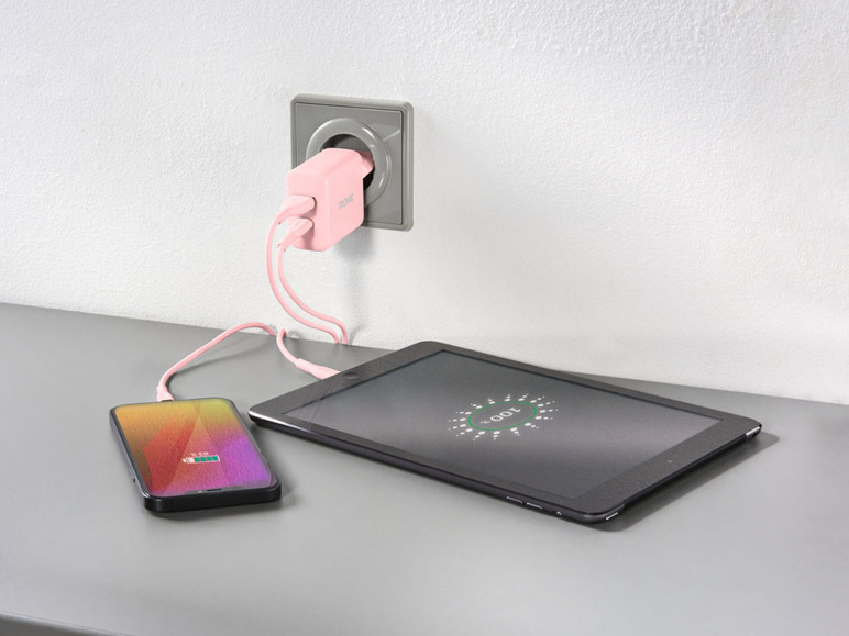  Zobrazit na celou obrazovku TRONIC® Duální USB nabíječka, 30 W, USB-C PD, USB-A - Obrázek 4
