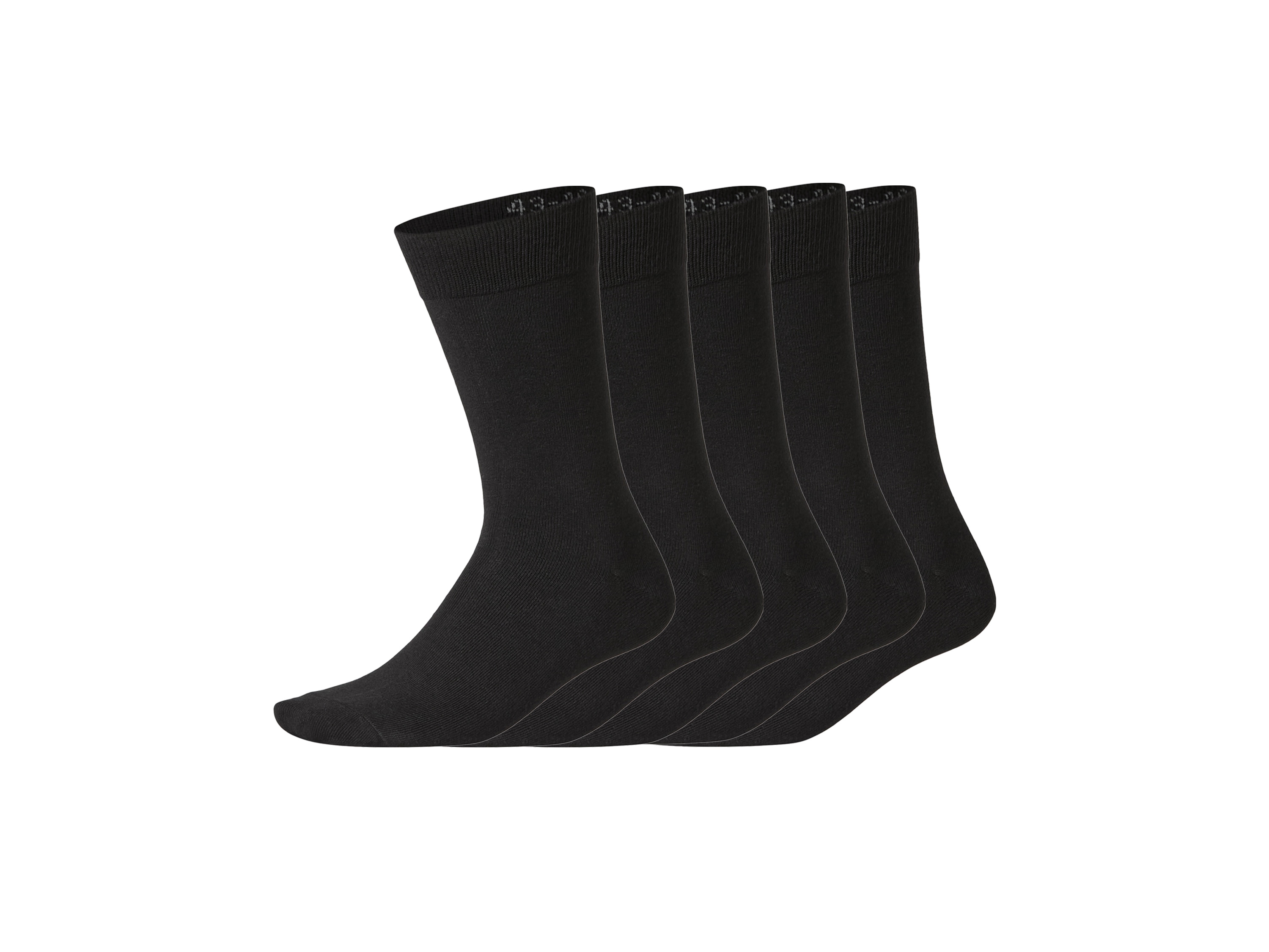 esmara® Pánské ponožky, 5 párů (černá, 39-42)