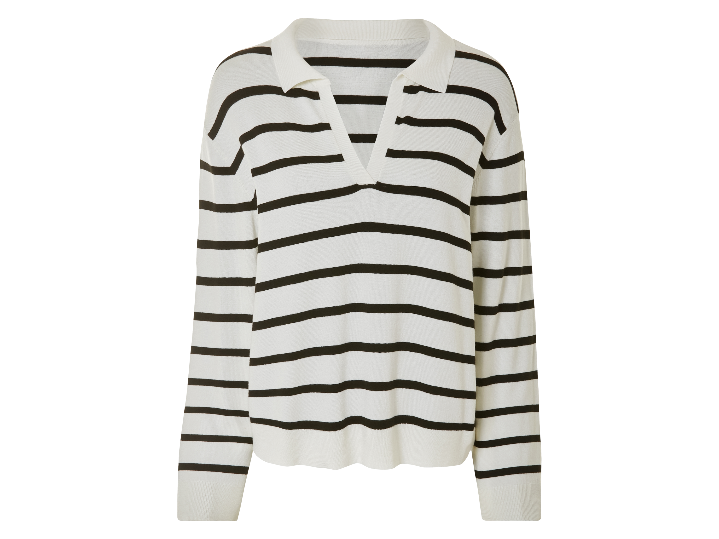 esmara® Dámský úpletový svetr (bílá, Xs(32/34))