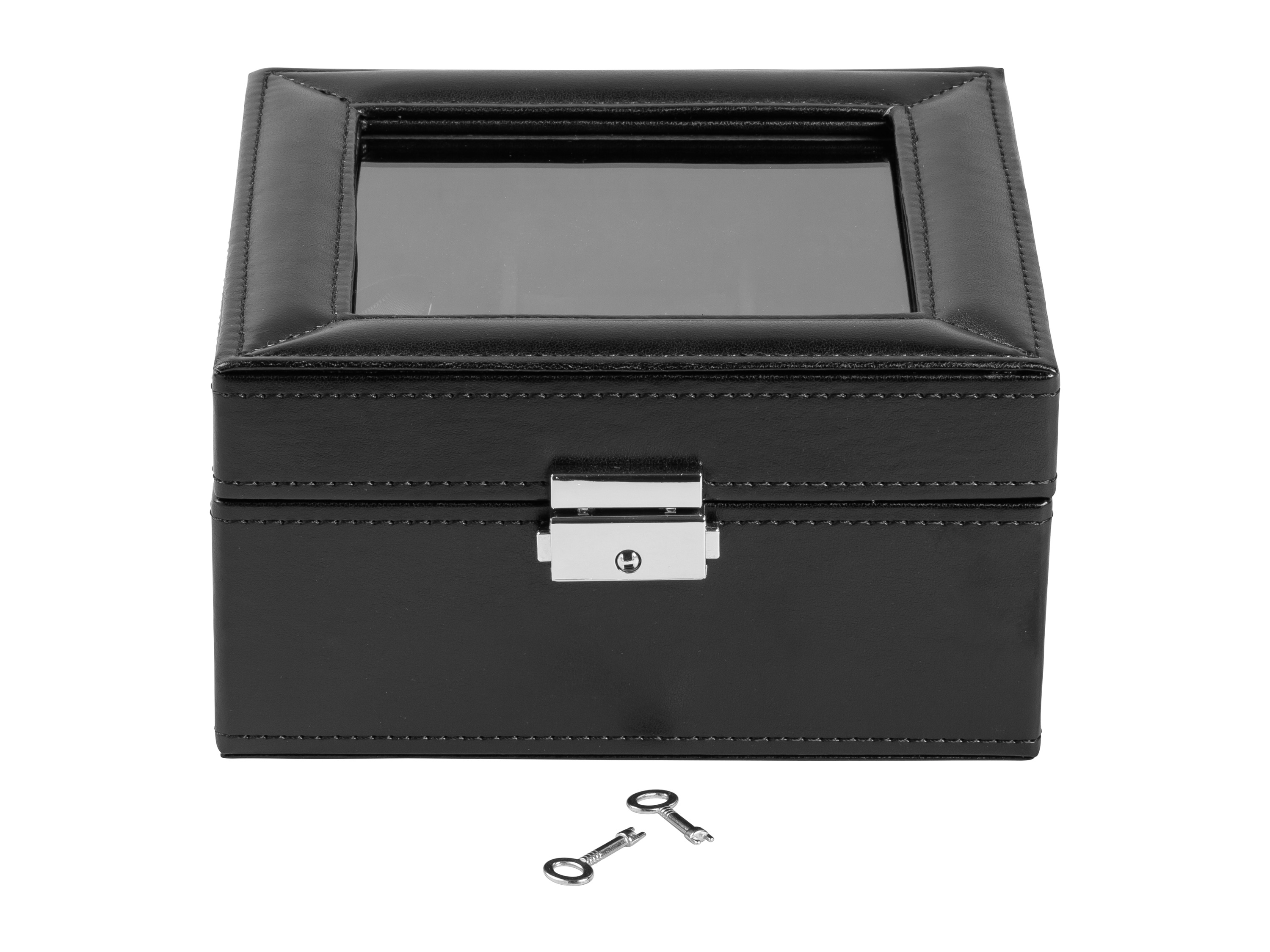 Auriol® Box na hodinky / Pouzdro na hodinky (krabička na hodinky, čtvercová)