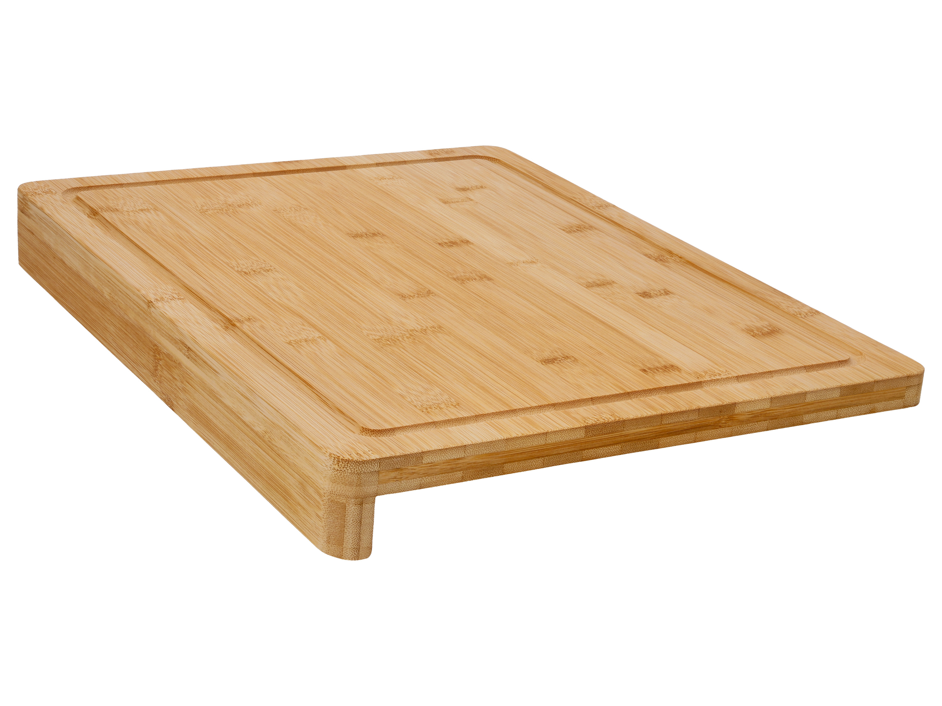 Silvercrest® Bambusové prkénko (kuchyňské prkénko s praktickou zarážkou)