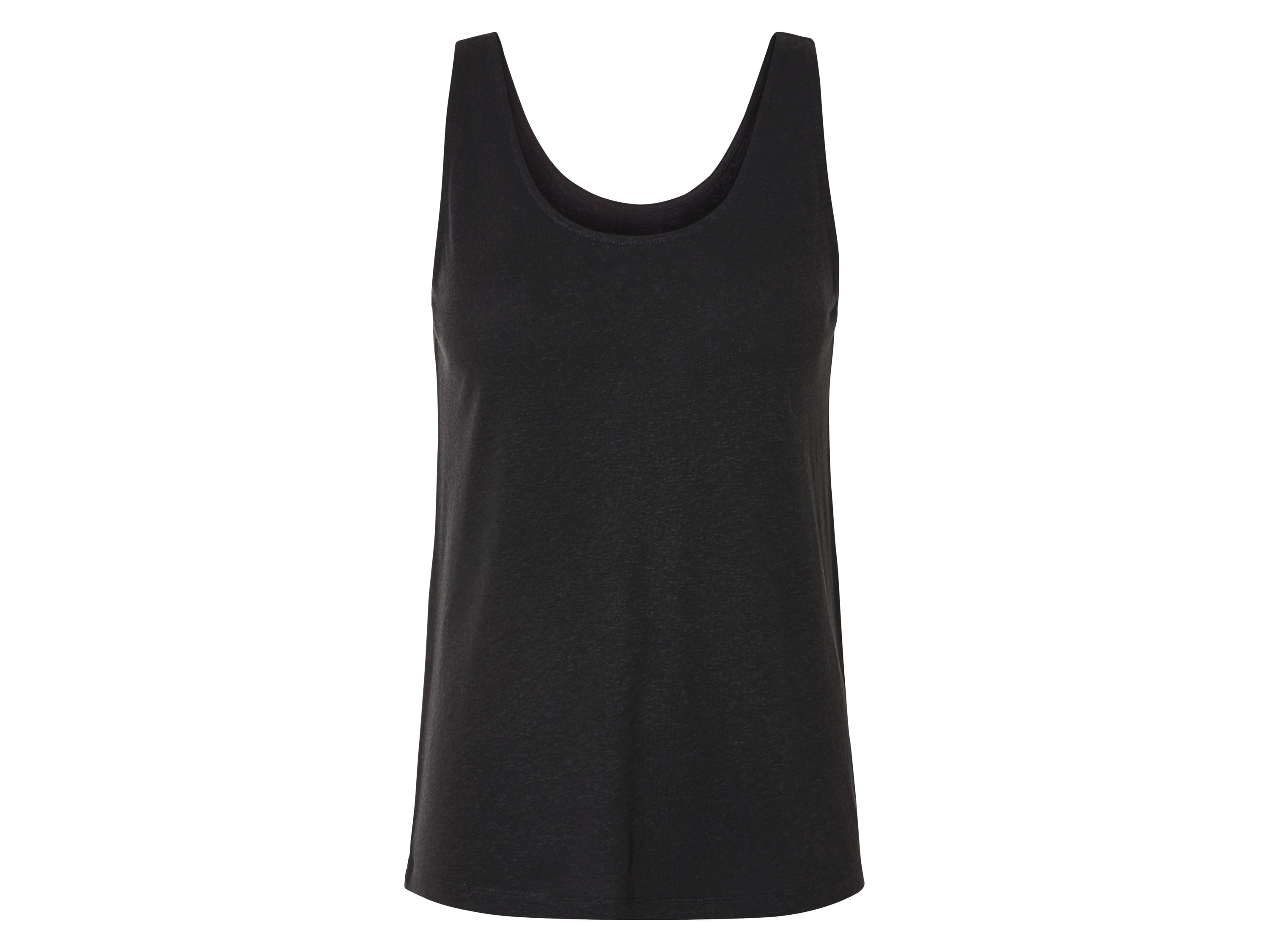 esmara® Dámský lněný top (černá, M(40/42))