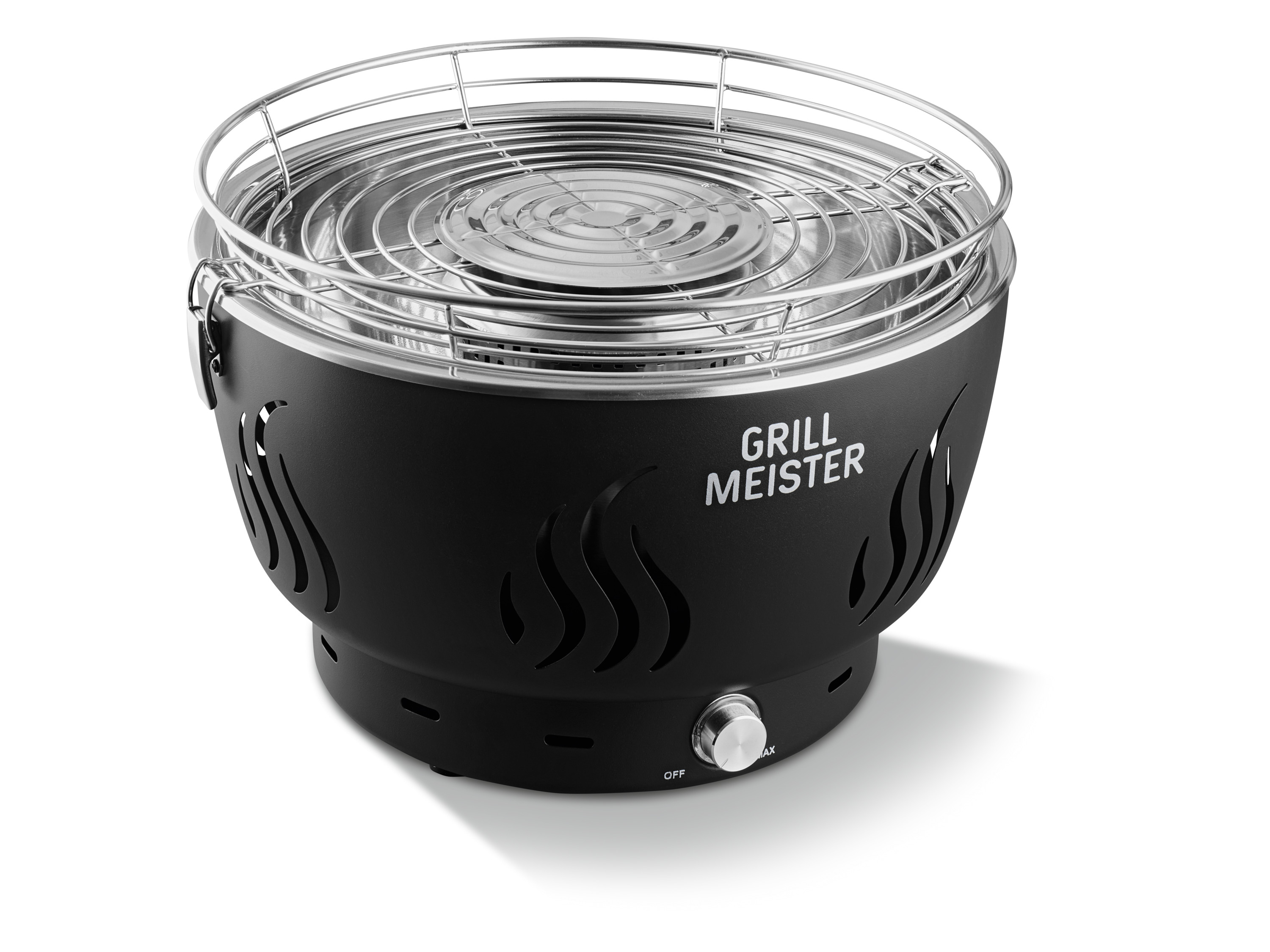 GRILLMEISTER Bezkouřový gril na dřevěné uhlí AG 34 C