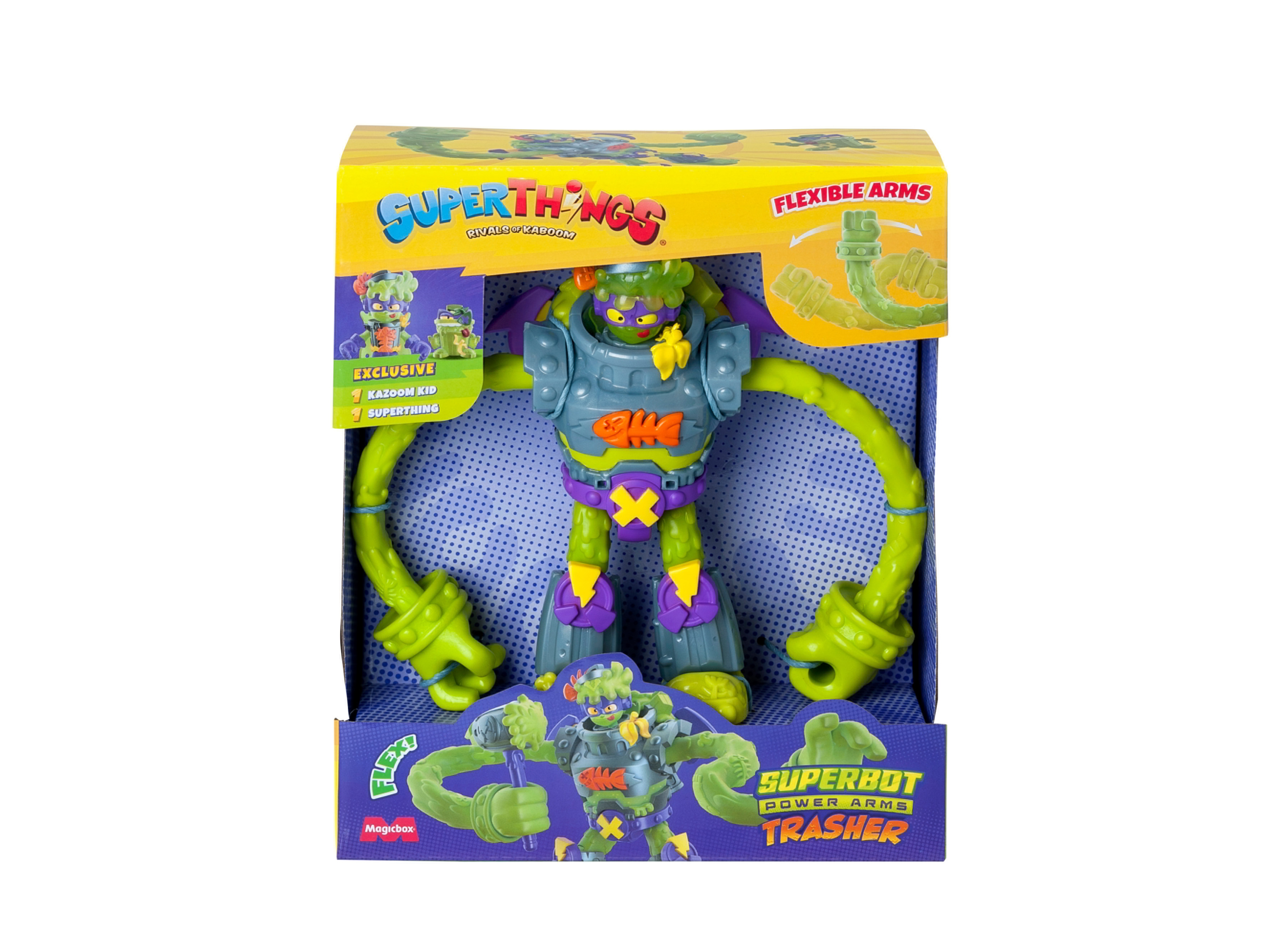 SuperThings Trasher Superbot robot Power Arms figurka Zločinci s příslušenstvím
