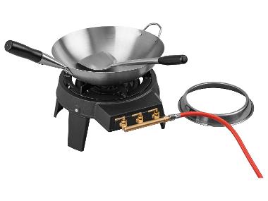 GRILLMEISTER Plynový hořák se sadou Wok