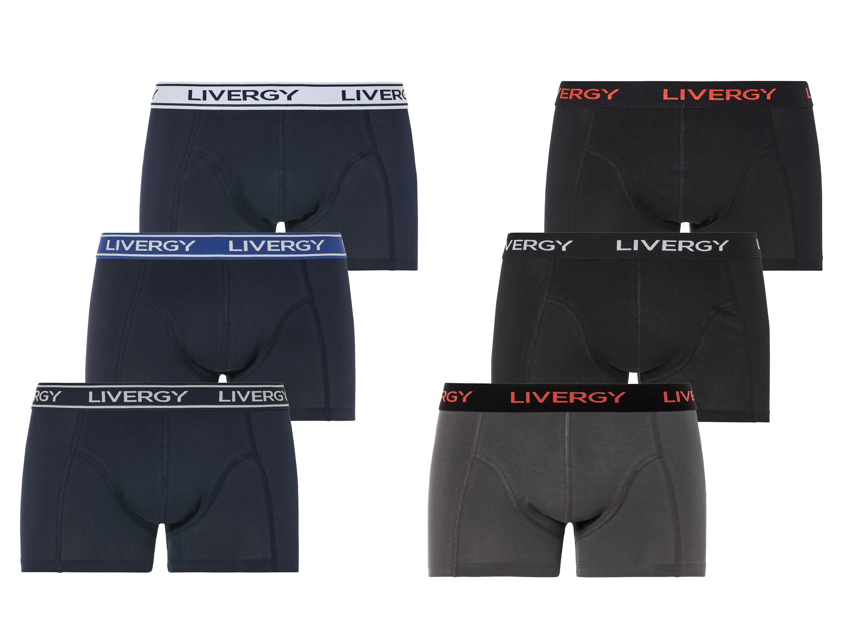 LIVERGY® Pánské boxerky, 3 kusy