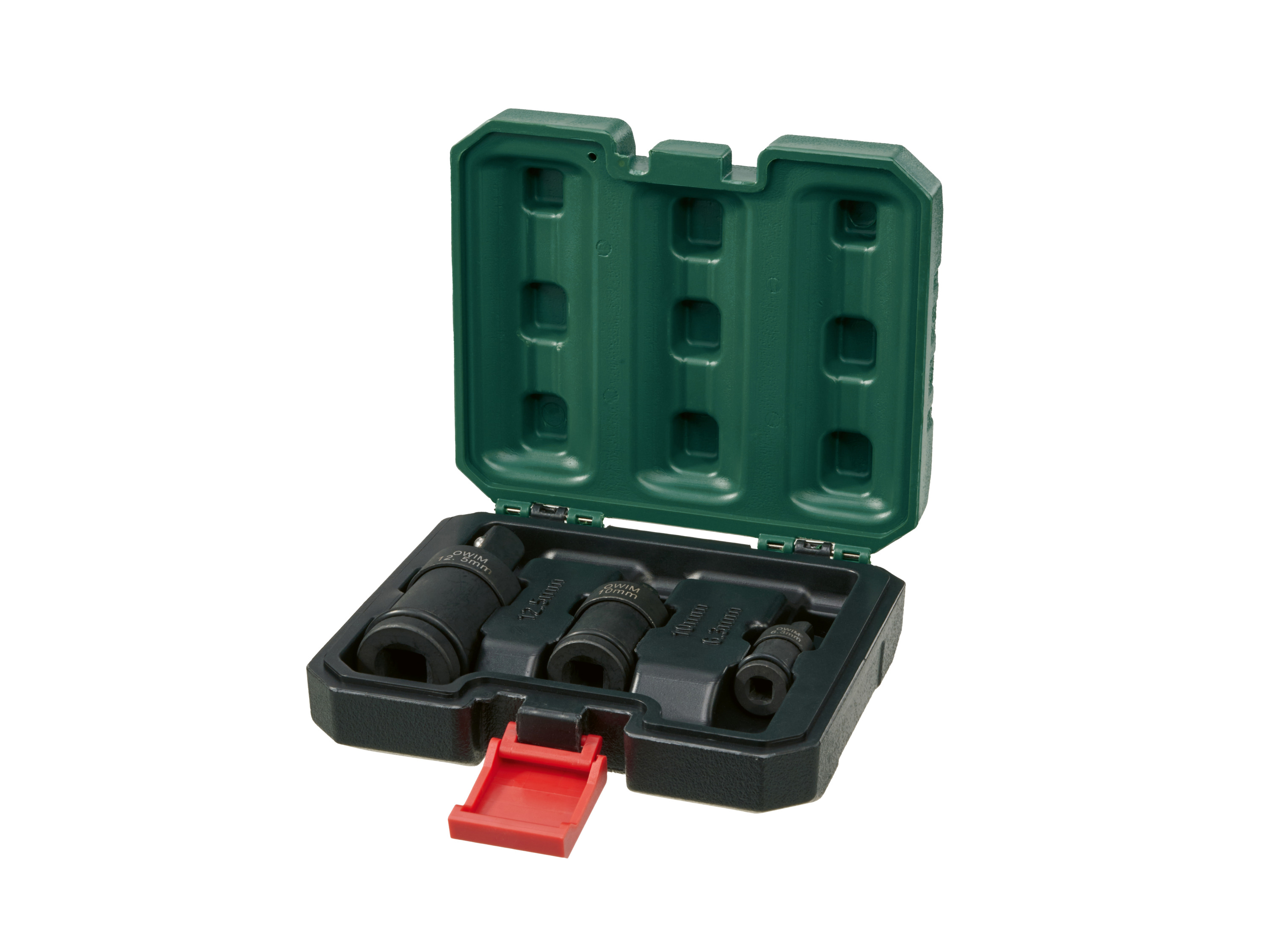 Parkside® Sada rázových nástrčných klíčů / Adaptér pro rázový utahovák / Sada kulových kloubů (Sada kulových kloubů)