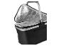 Černý piknikový koš s tepelnou izolací.