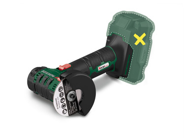 PARKSIDE® Aku úhlová bruska PWSAM 20-Li A1 - bez akumulátoru a nabíječky