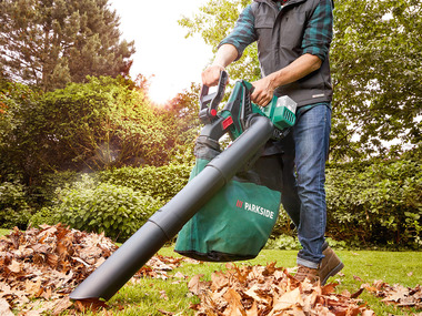 PARKSIDE® Aku vysavač / foukač listí PLSA 40-Li C2, 2x Smart 4 Ah