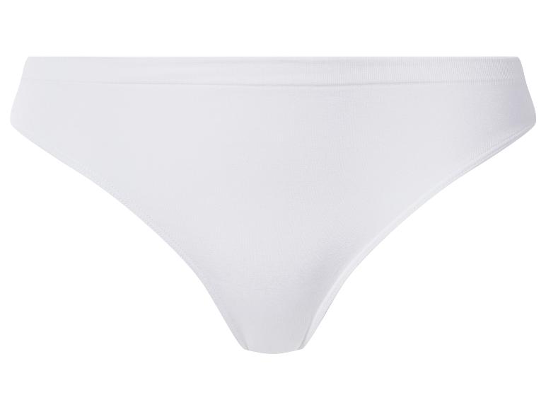 Bílé dámské tanga kalhotky