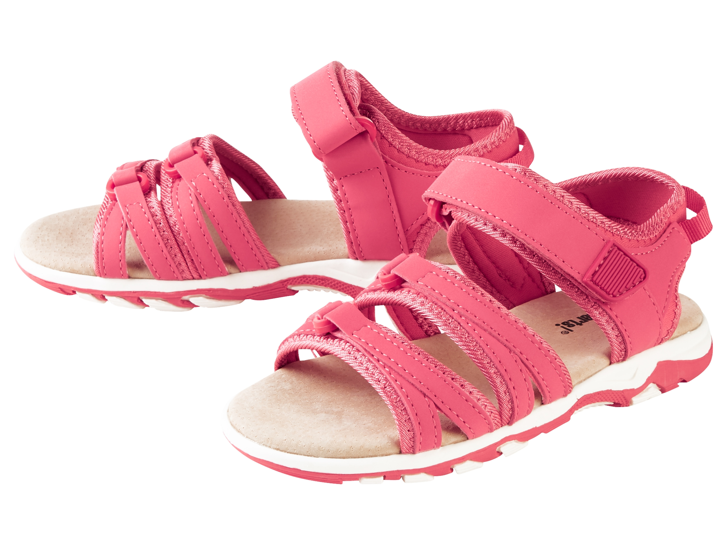 Pepperts!® Dětské sandály s koženou stélkou. (růžová, 37)