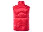 Červená nepromokavá vesta bez rukávů